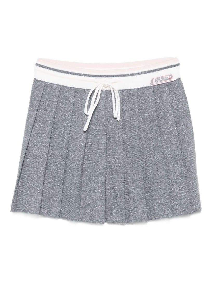 Merino knit tennis skirt
