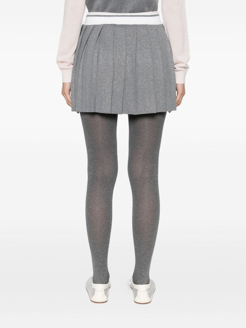 Merino knit tennis skirt