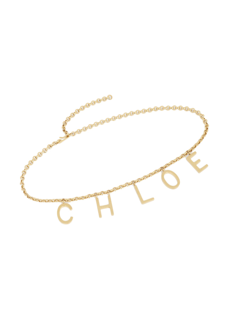 Chloé signature through letter charms