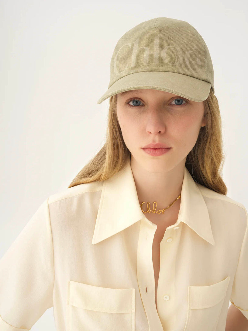 Chloé Essentials Washed Cotton Cap