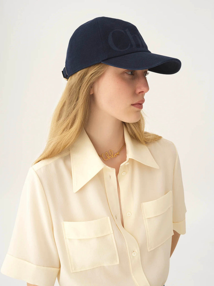 Chloé Essentials Washed Cotton Cap