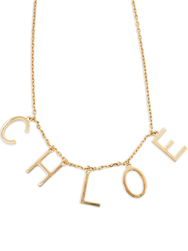 Chloe Letters Necklace