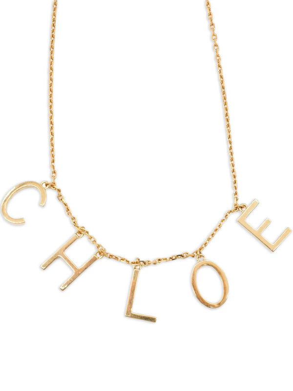 Chloe Letters Necklace