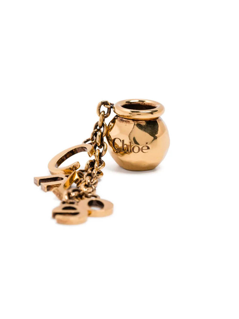 Chloé Sphere letters Bracelet bag charm