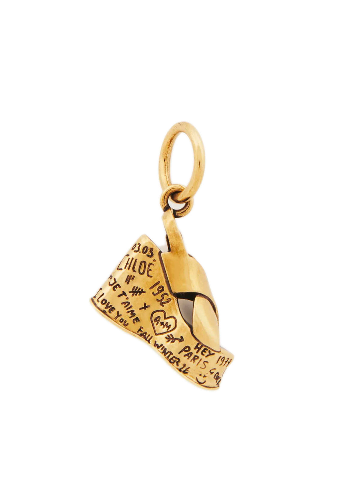 Sandal Maxime Alphabet Brass Pendant
