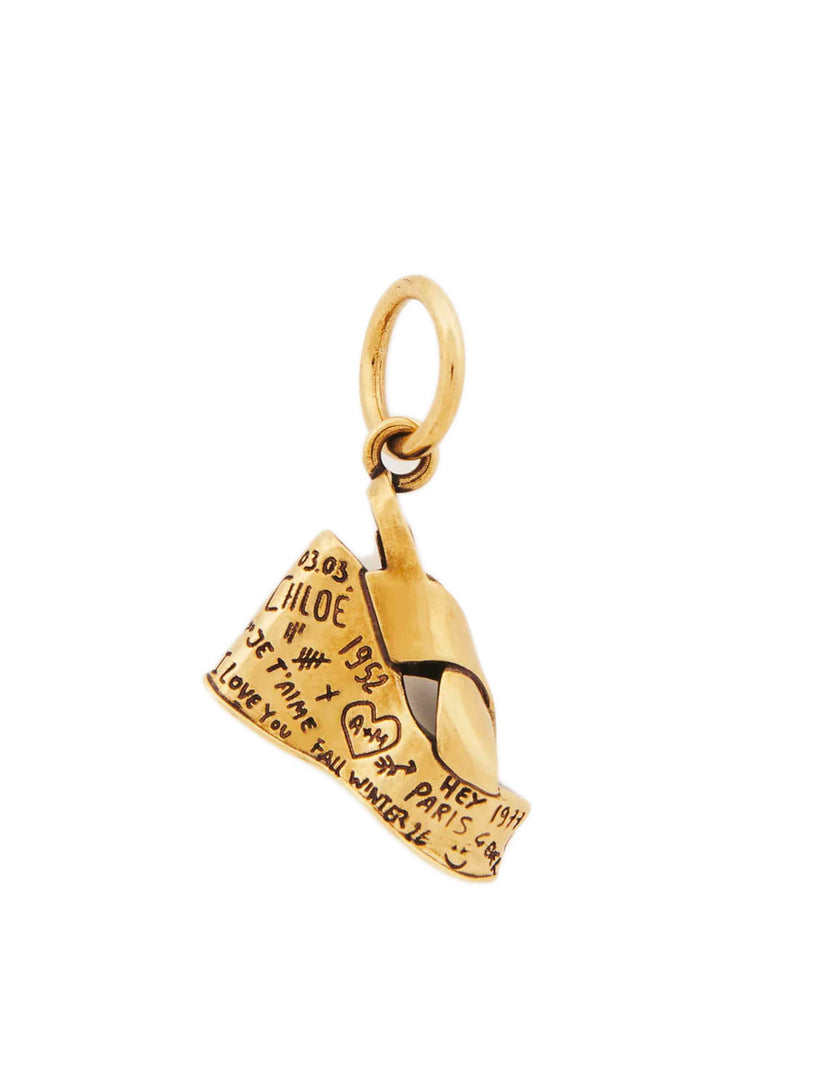 Sandal Maxime Alphabet Brass Pendant