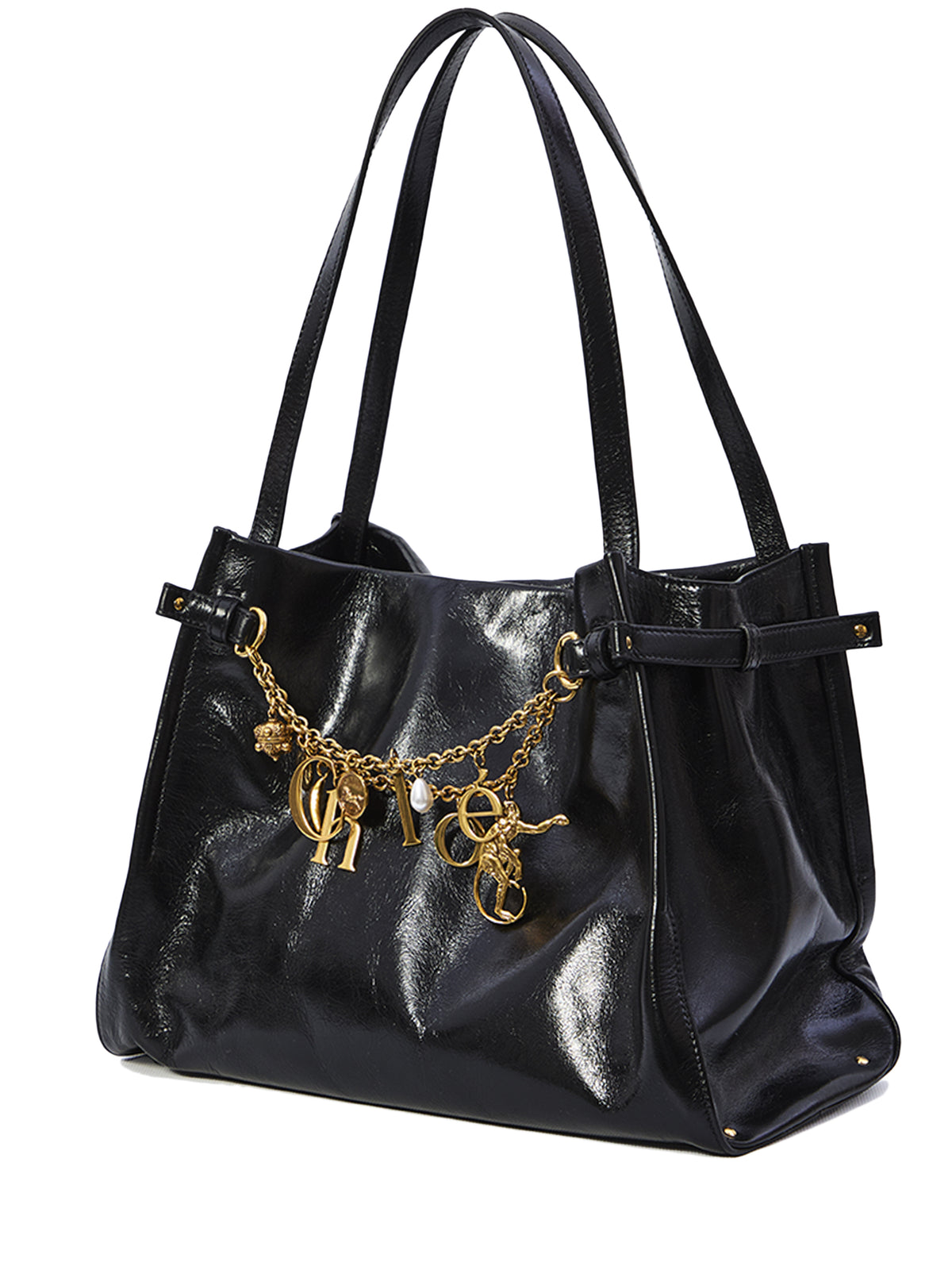 Tote bag with charms