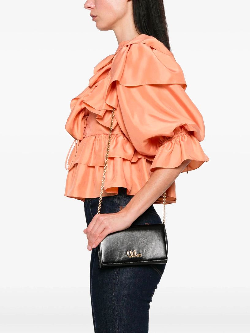 Chloé Iconic flap wallet on chain