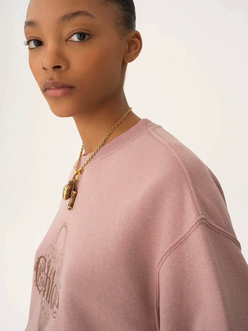 Oversized logo sweater