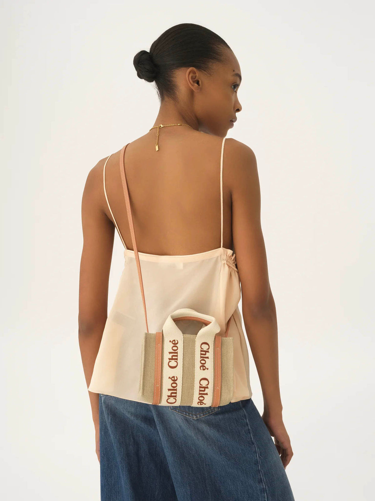 Mini Woody tote bag