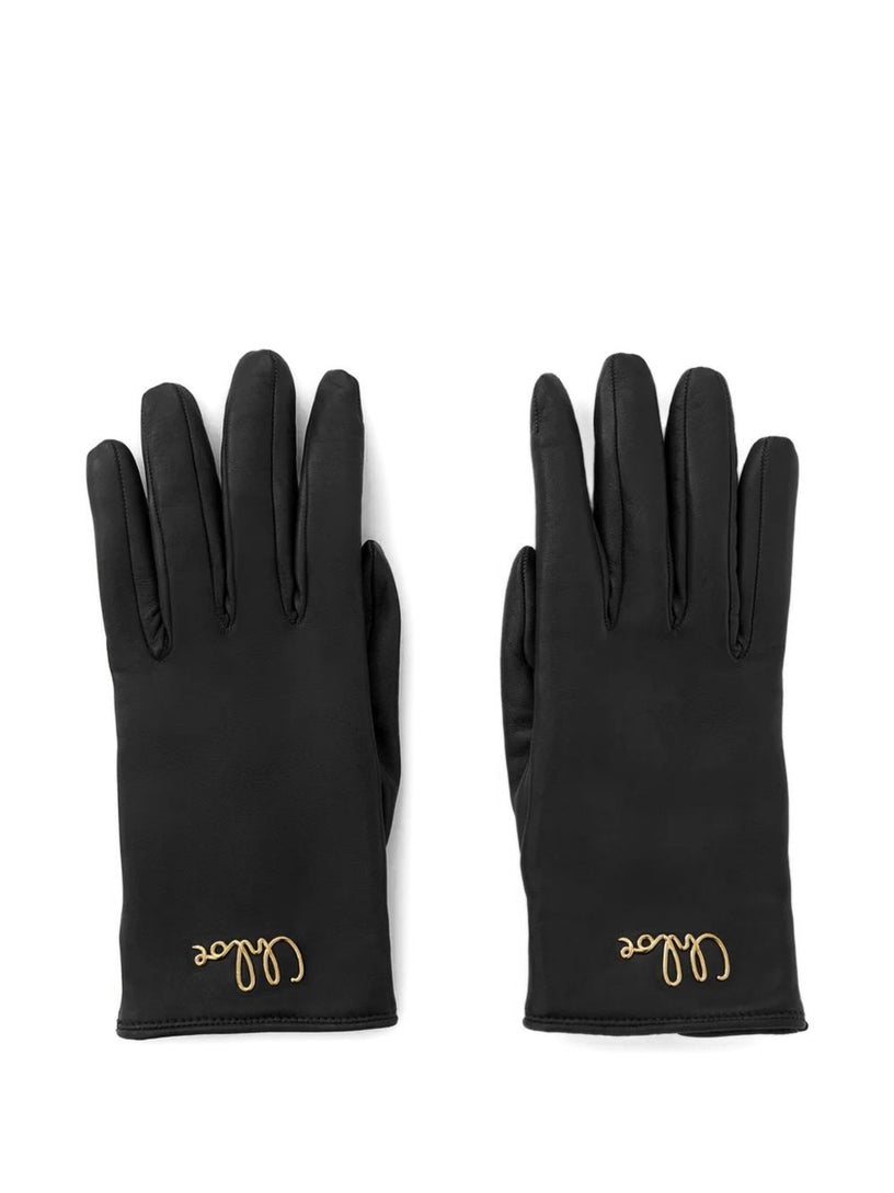 The Chloé Iconic gloves in leather