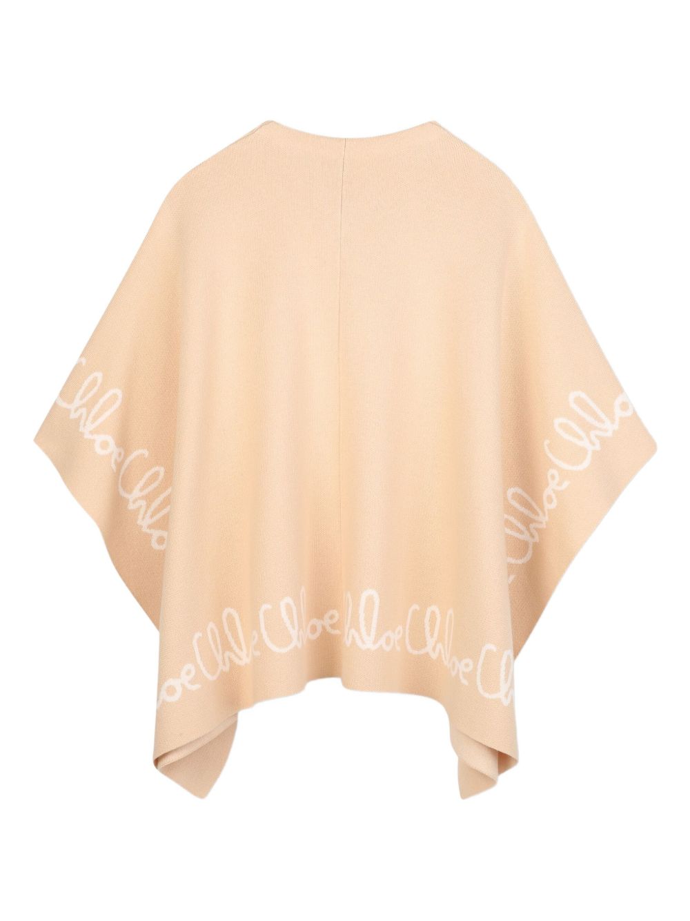 Logo cape jacket