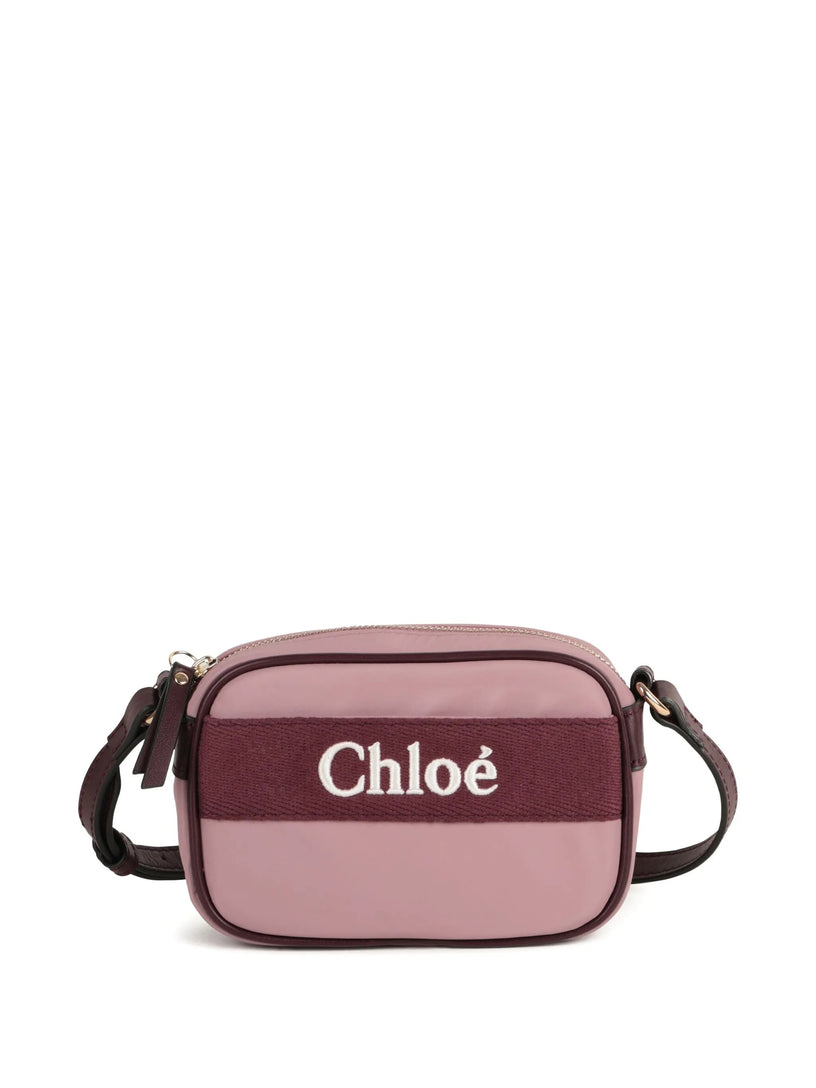 Logo cross body bag