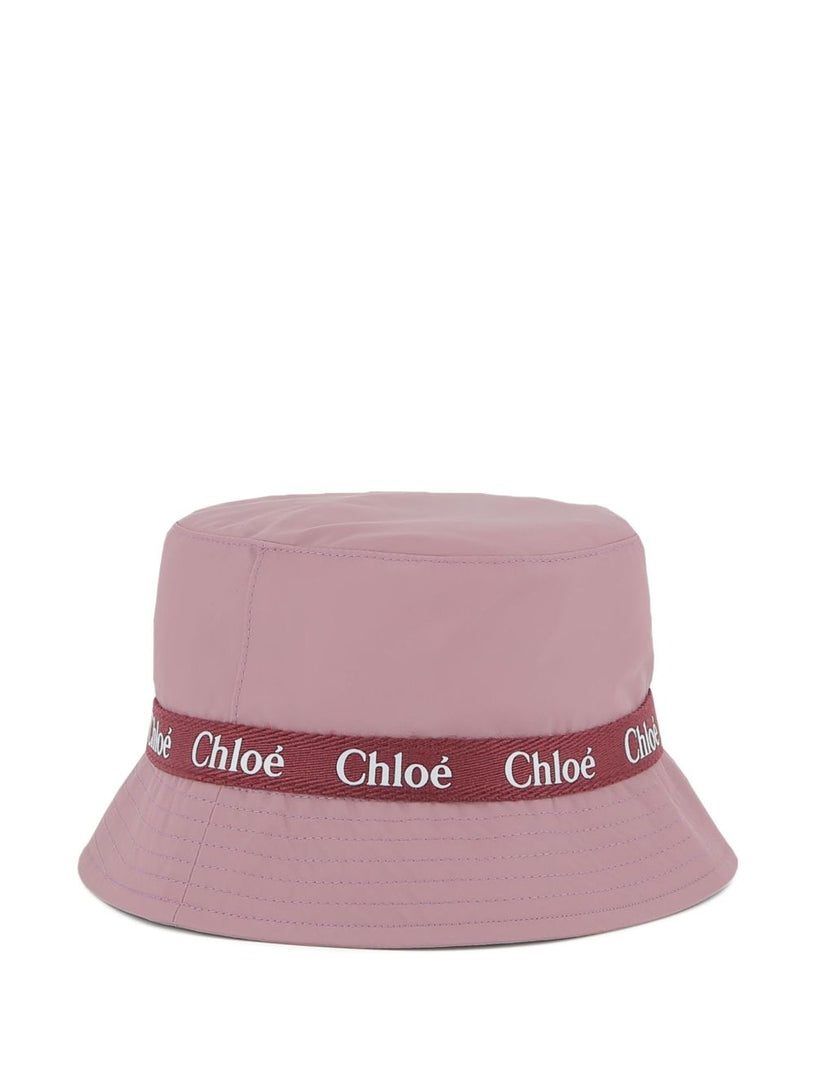 Logo-band bucket hat