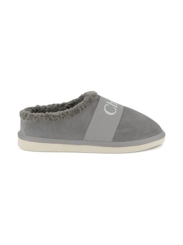 Logo-print slippers