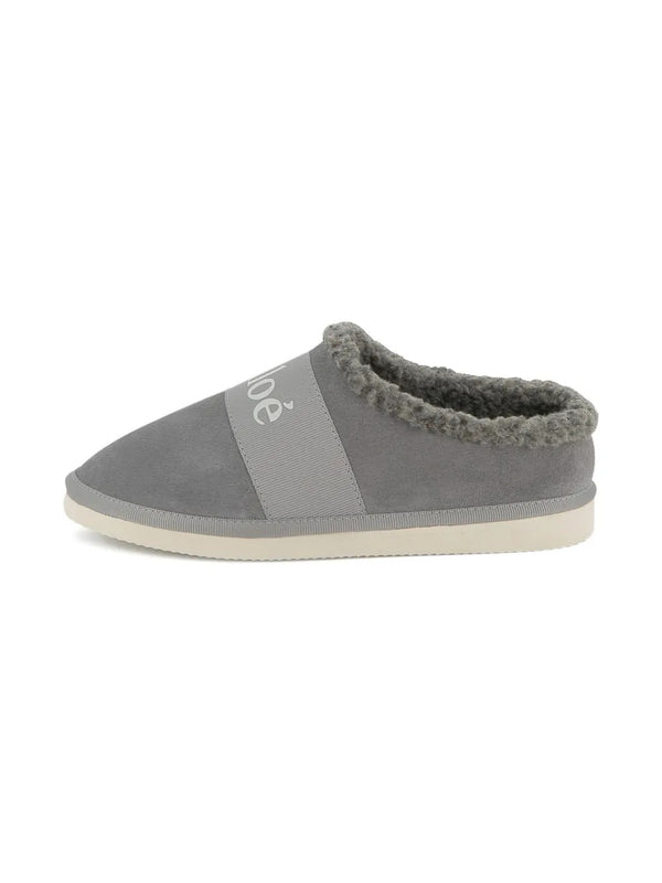 Logo-print slippers
