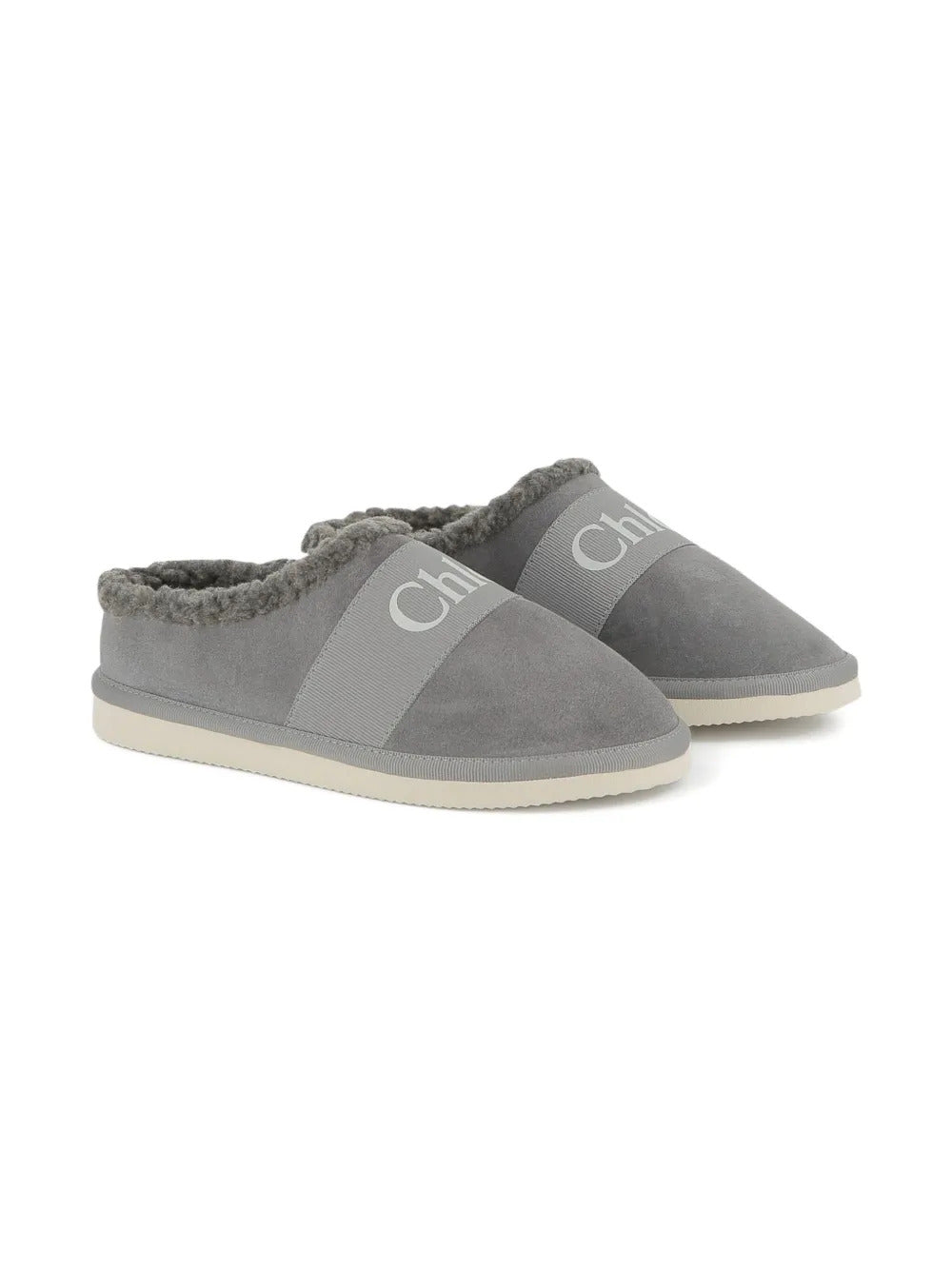 Logo-print slippers