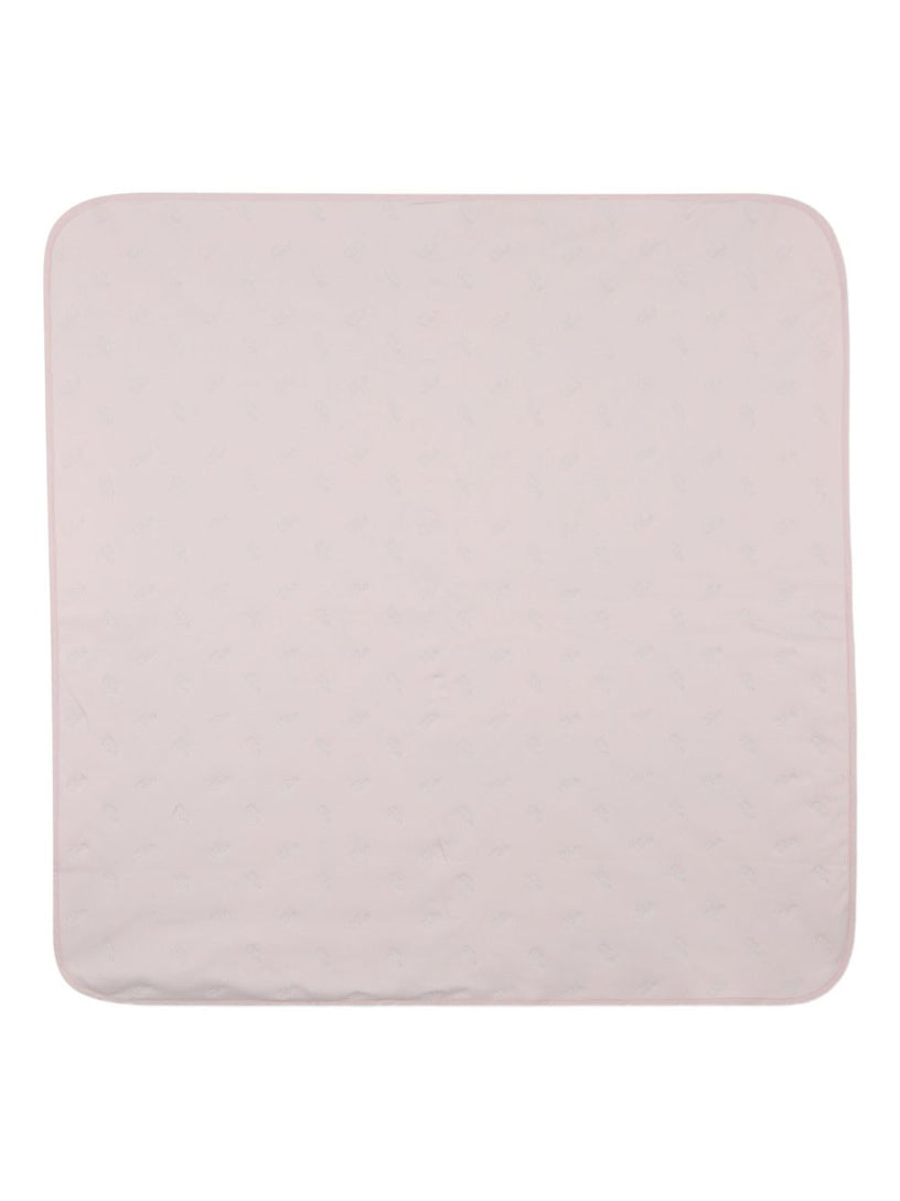 Logo-embroidered babygrow set