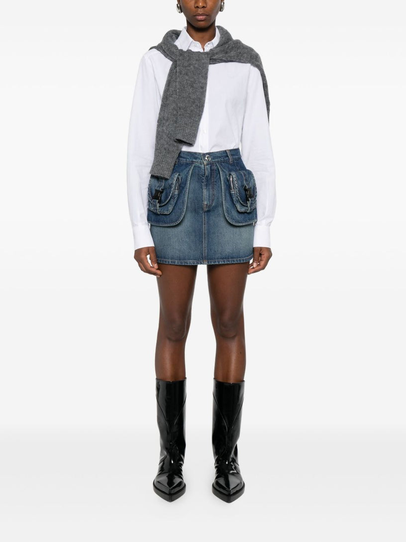 Denim miniskirt