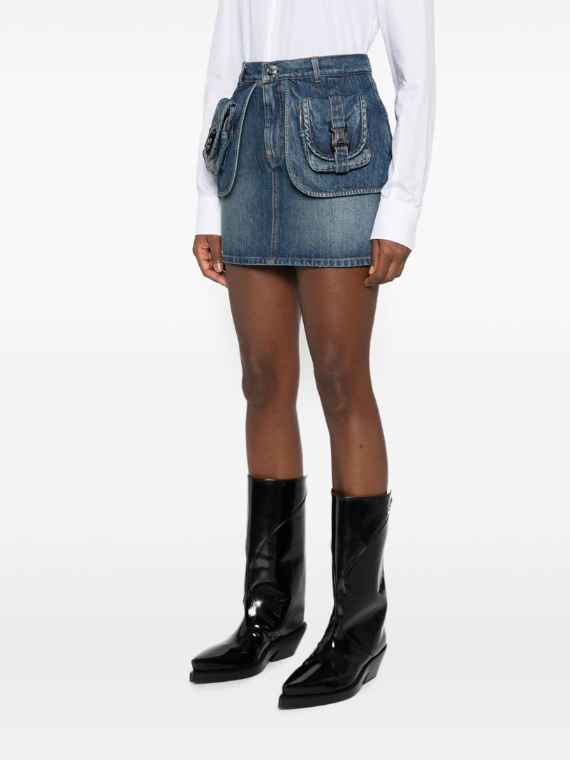 Denim miniskirt