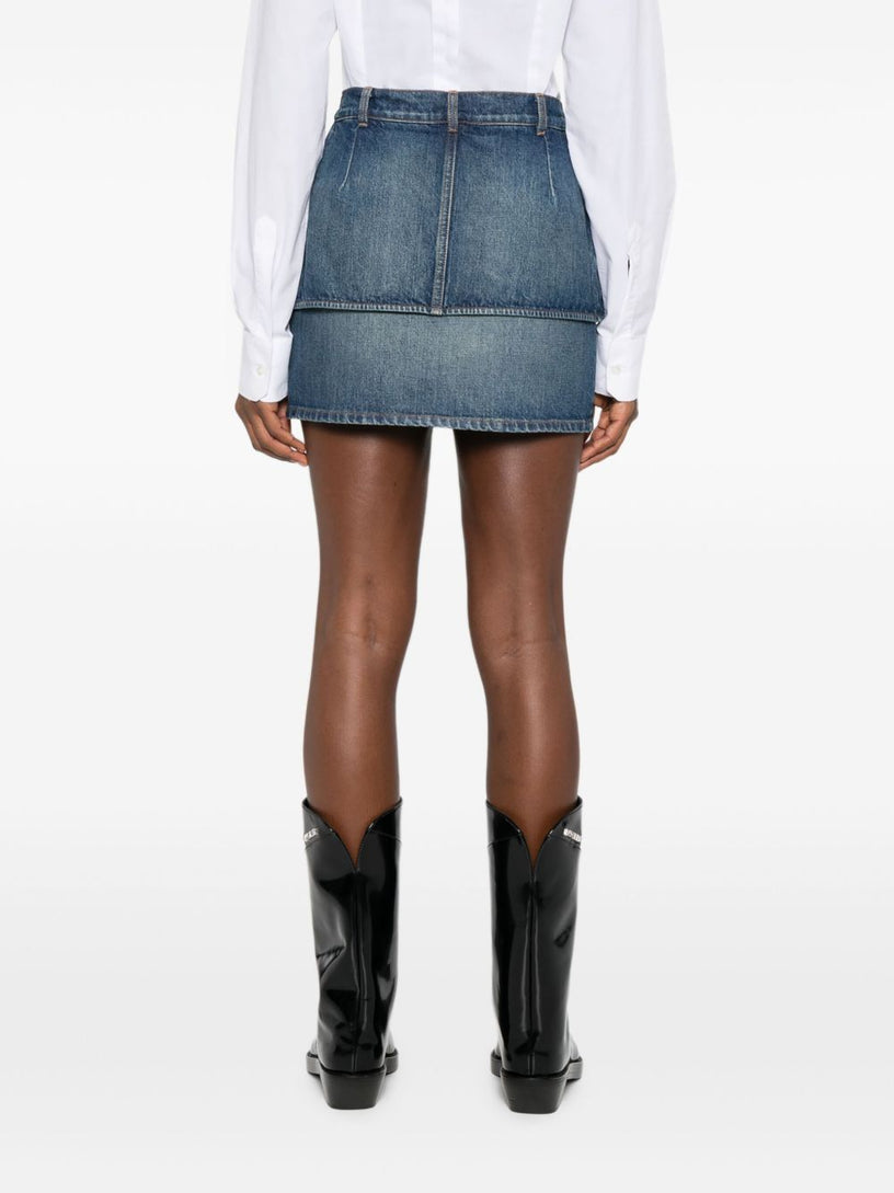 Denim miniskirt