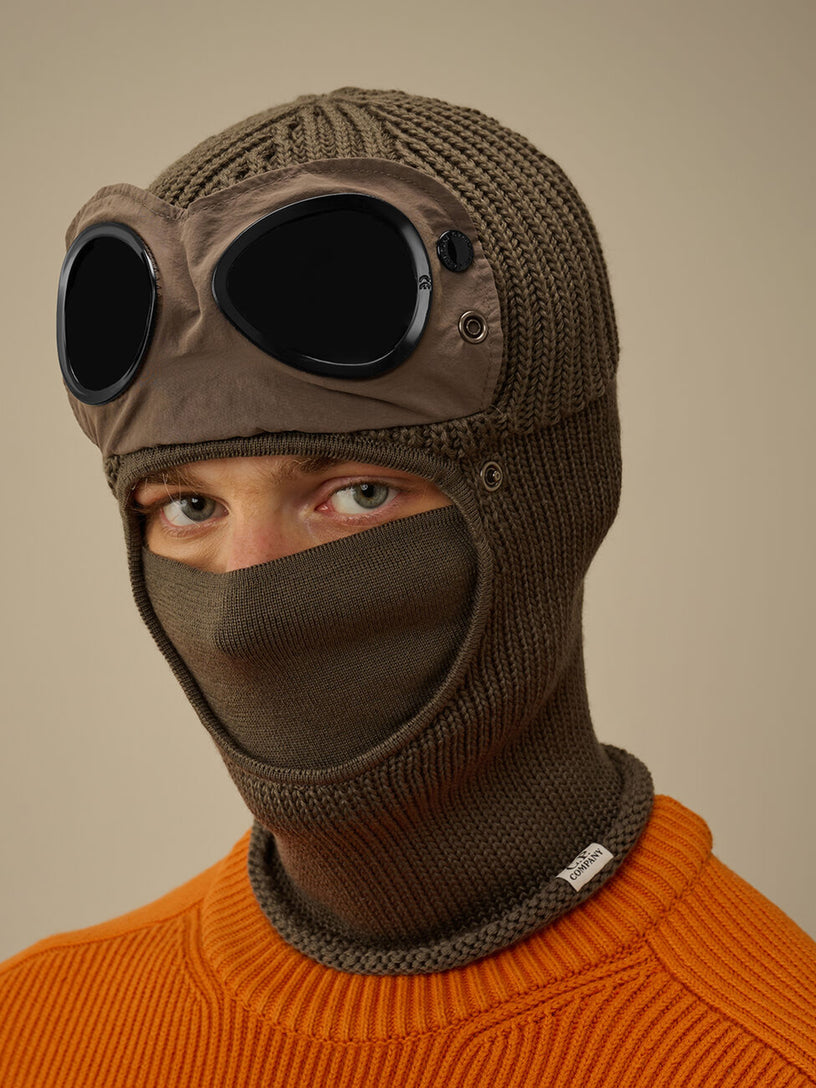 Extrafine Merino Wool Goggle Balaclava