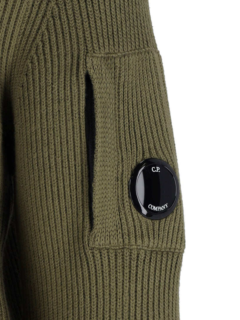 Full Rib Crewneck Lens Sweater