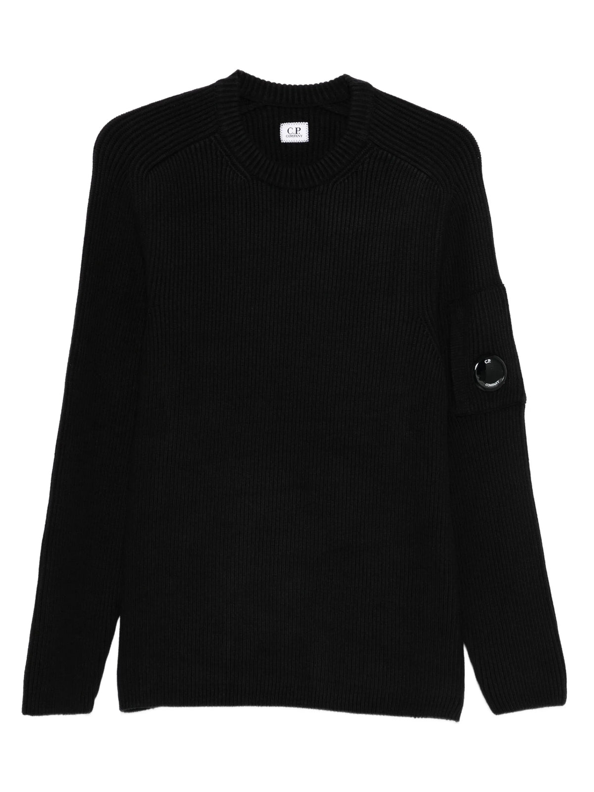 Full Rib Crewneck Lens Sweater