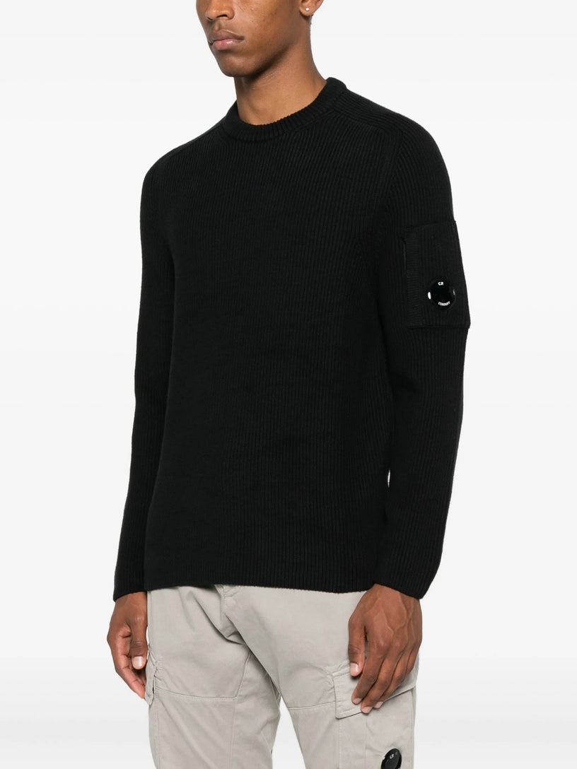 Full Rib Crewneck Lens Sweater