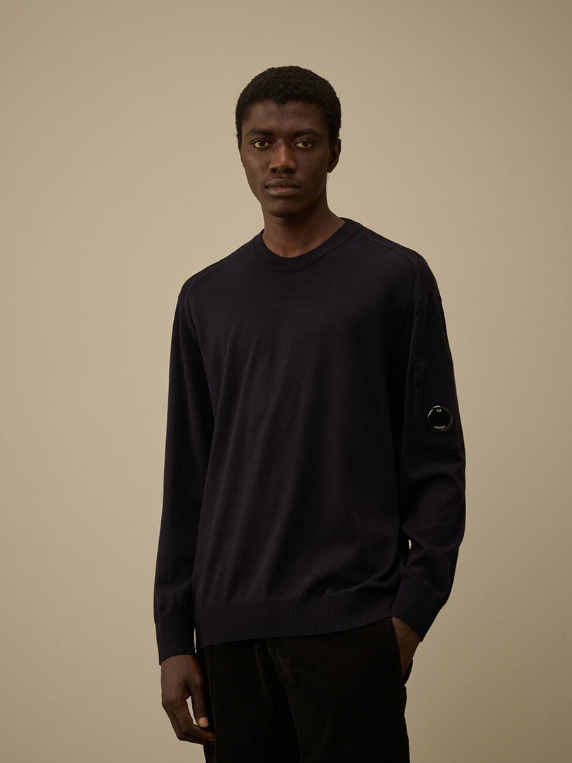 Crewneck merino wool