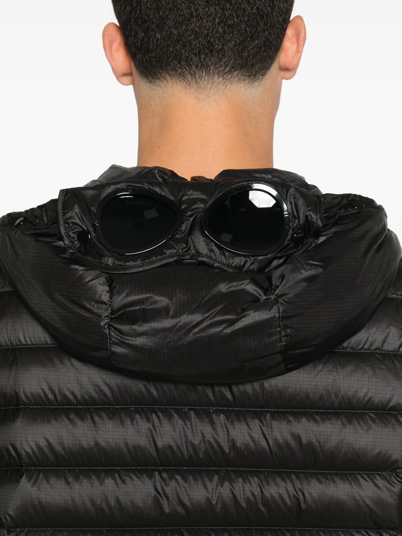 D.D. shell goggle down jacket CP COMPANY Nero | Grifo210
