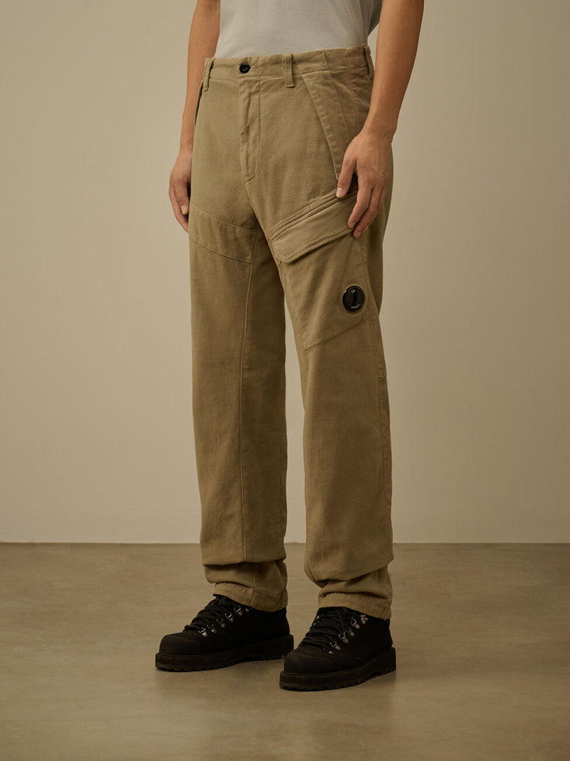 Moleskin stretch cargo pants