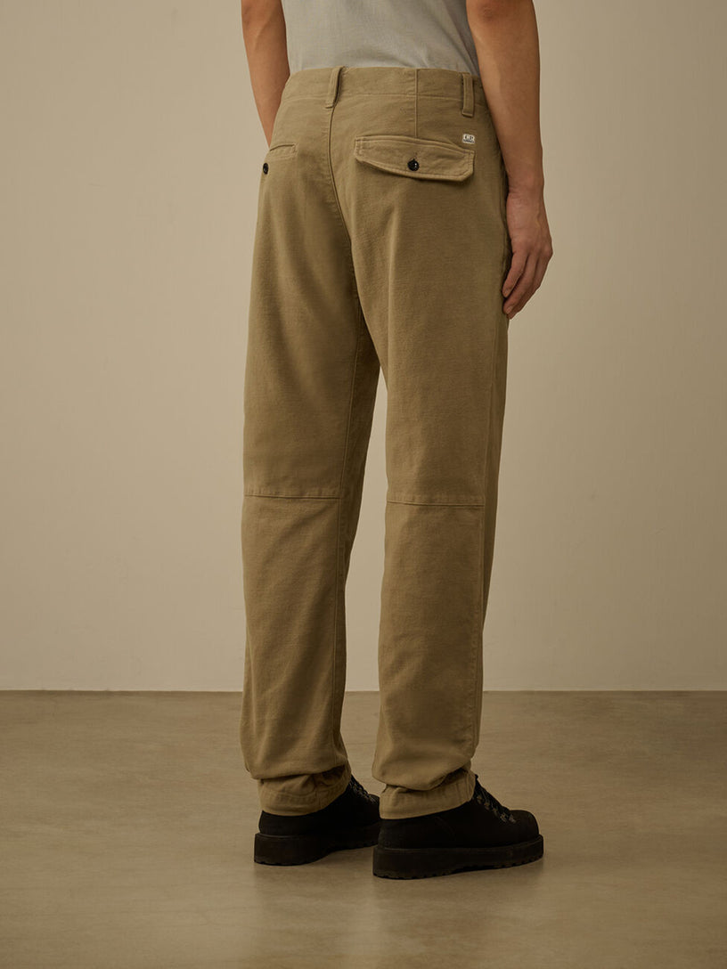 Moleskin stretch cargo pants