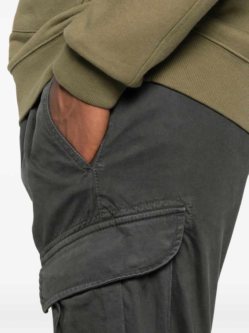 Cargo pant stretch satin