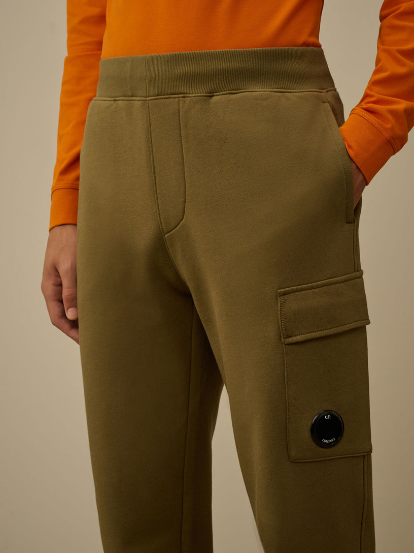 Diagonal Raised Fleece Lens Sweatpants