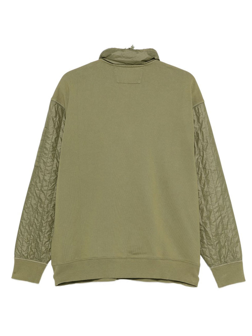 Diagonal Raised Fleece Sweatshirt