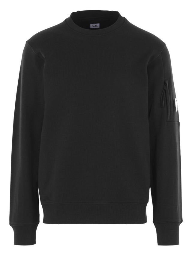 Diagonal Raised Fleece Lens Sweatshirt