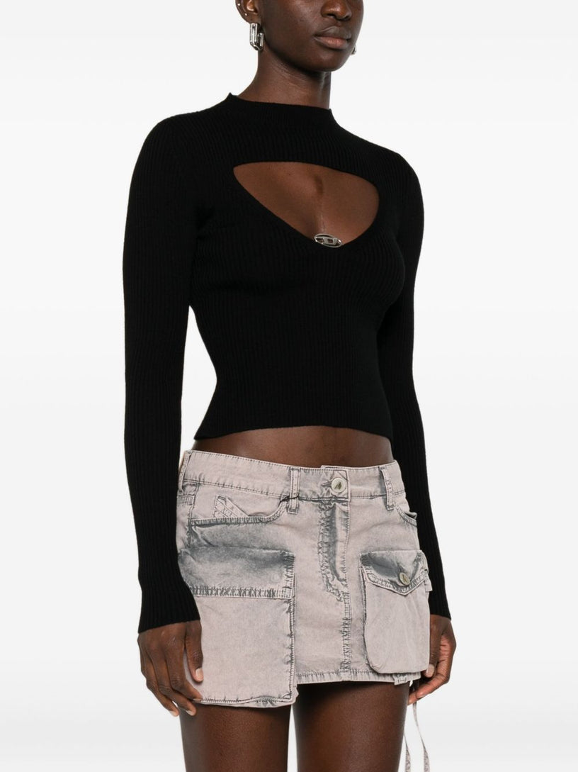 Top with drop opening