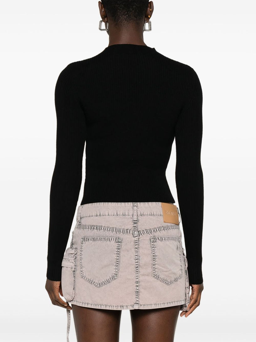 Top with drop opening