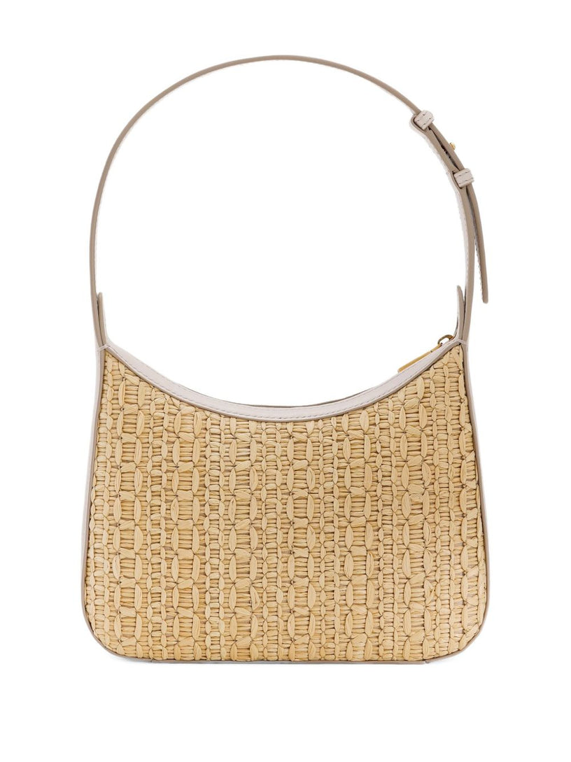 Rafia crochet shoulder bag