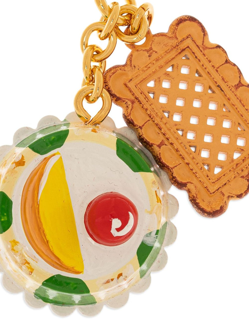 Sicily cassata keychain charm