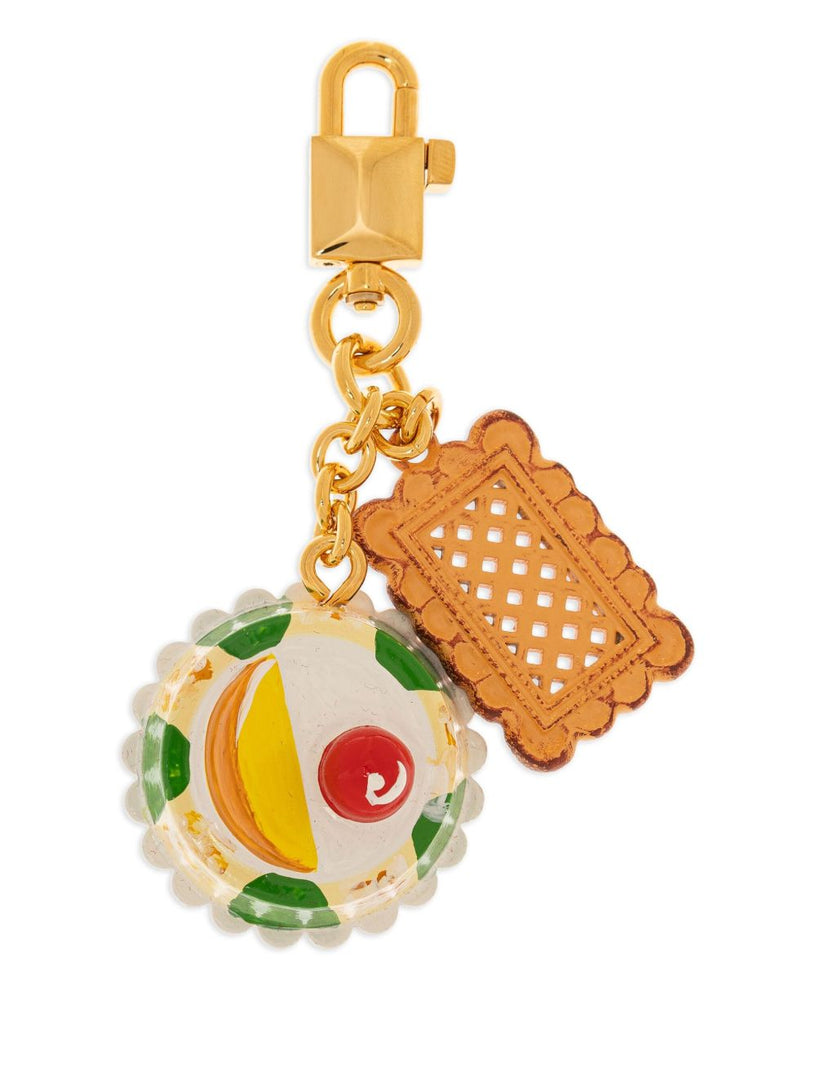Sicily cassata keychain charm
