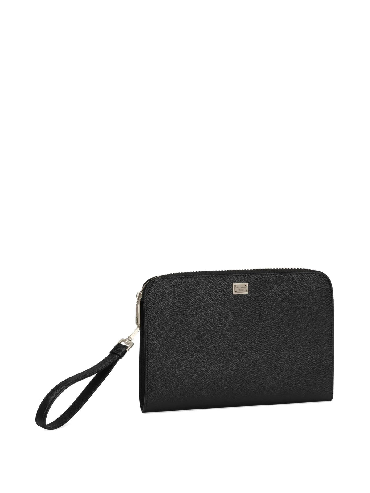 Pochette in garnet leather