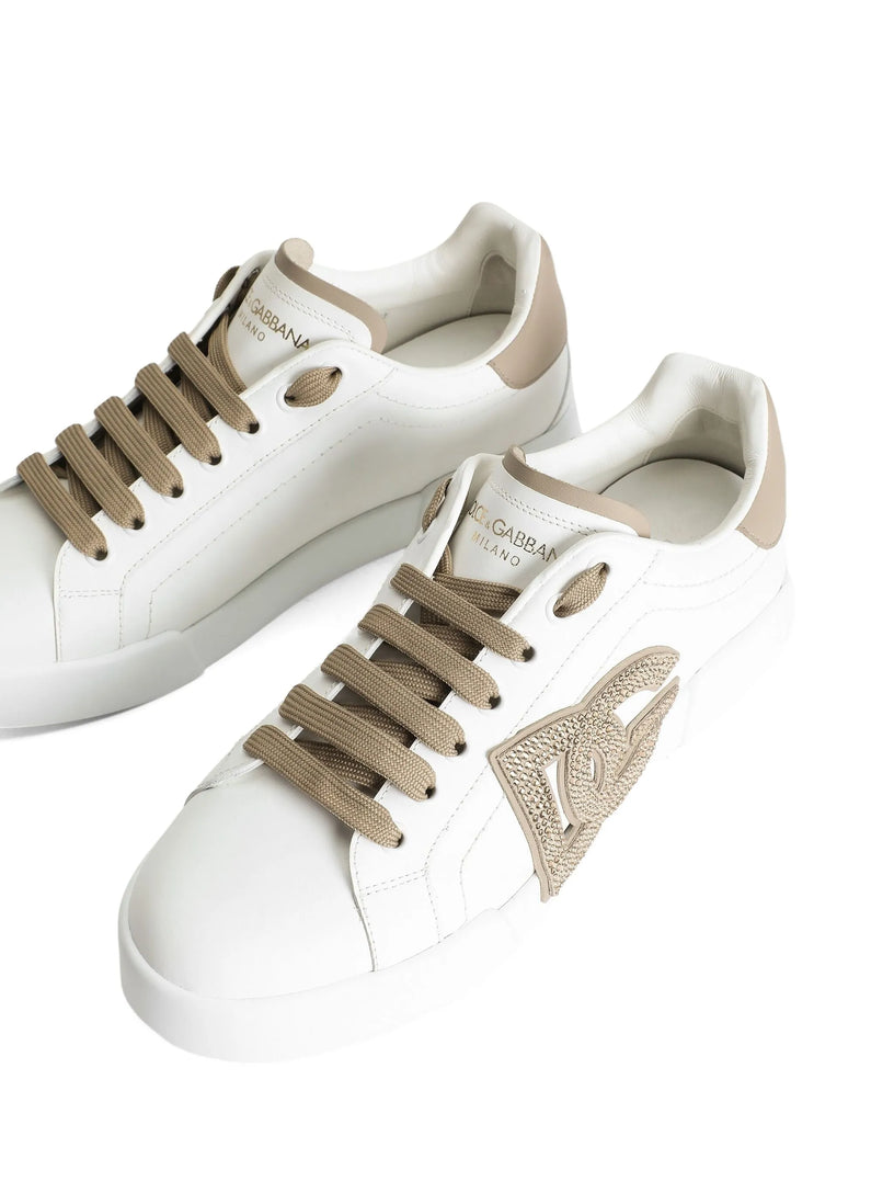 Portofino light strobel sneaker in calfskin