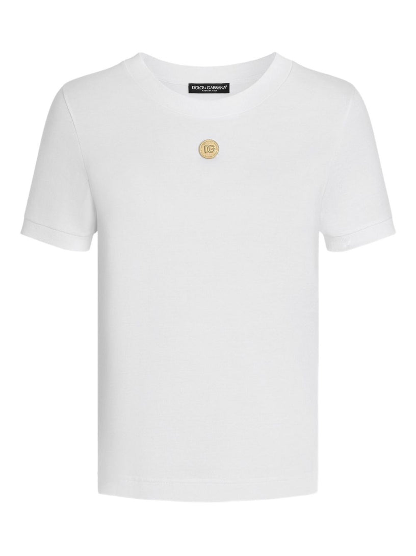 Cotton T-shirt with medal