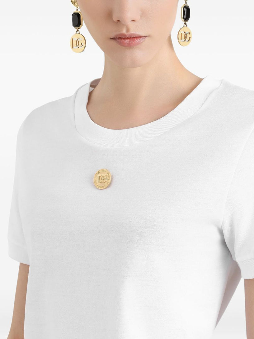 Cotton T-shirt with medal