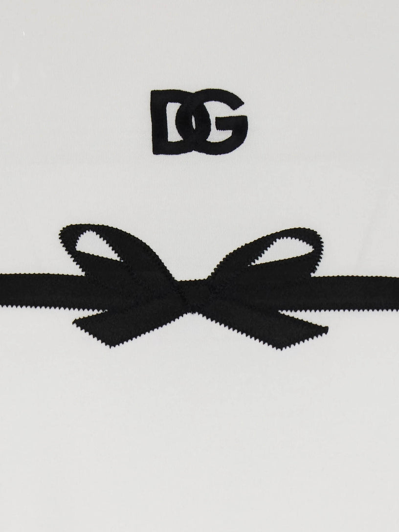 Jersey T-shirt with embroidery