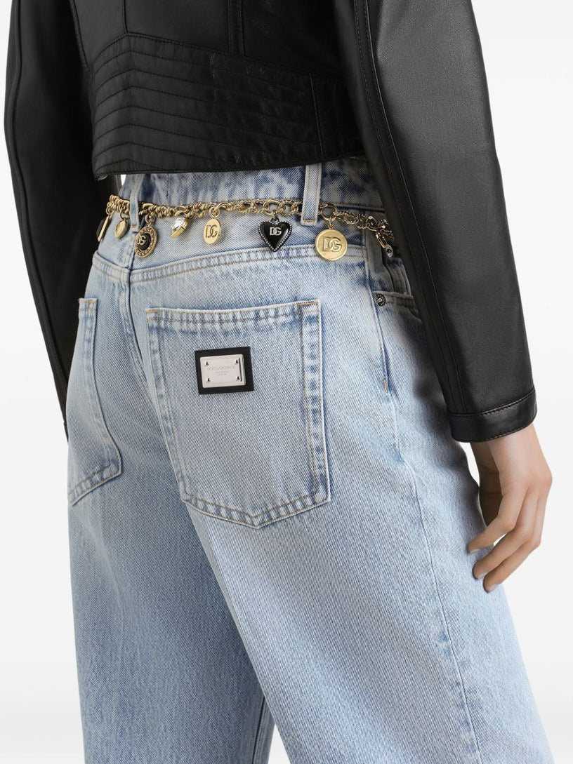 5-pocket denim trousers