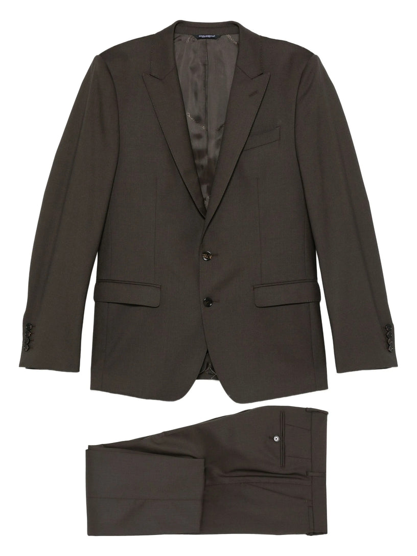 Two-piece wool suit