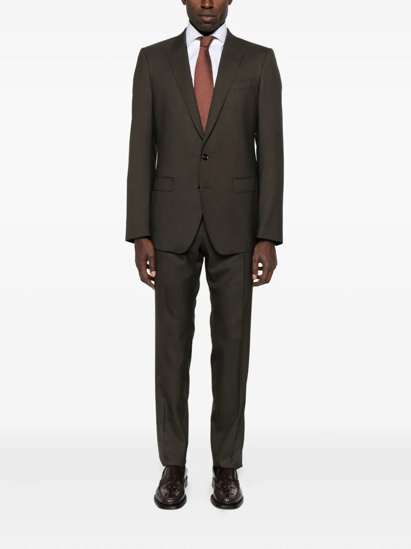 Two-piece wool suit
